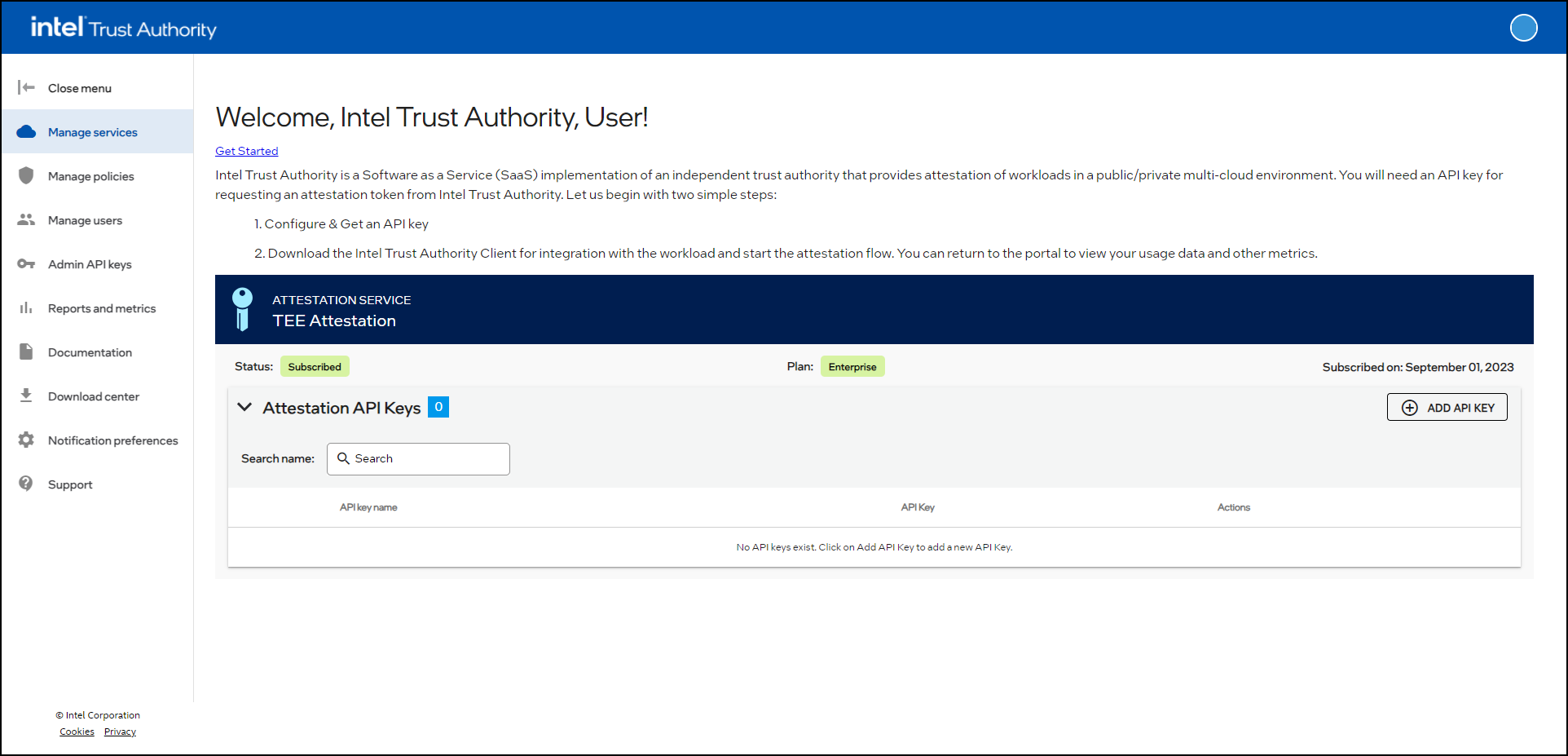Manage Services