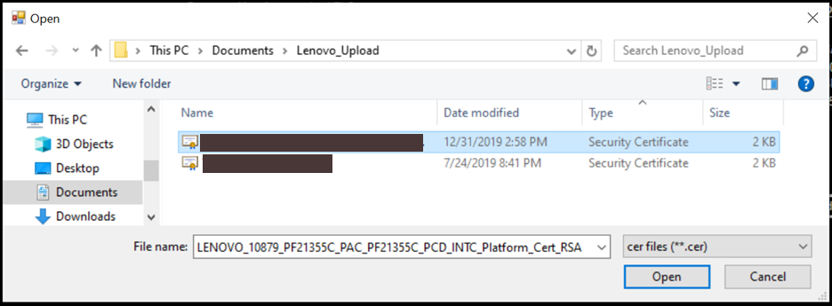 Direct Platform Data file